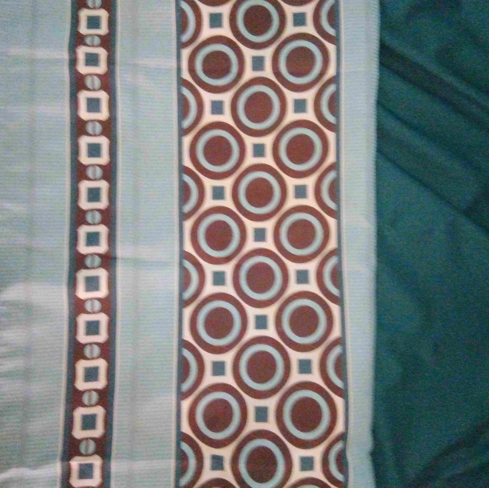 Cloth shower curtain